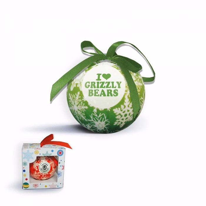 Shatterproof Ball Ornament (Green) with Gift Boxes