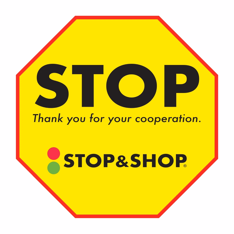 Removable Floor Decal (8x8 Stop sign)