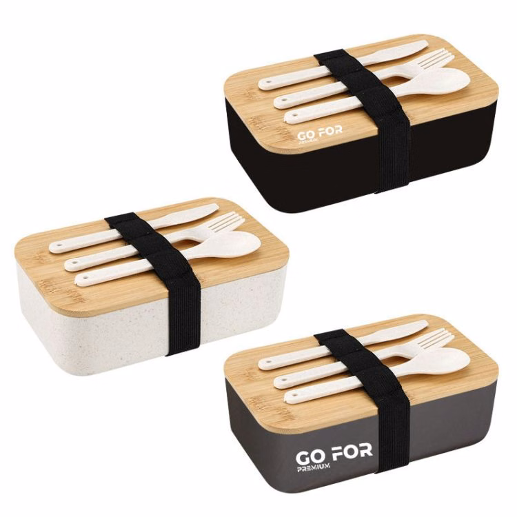 Eco-Friendly Wheat Straw Bento Lunch Box