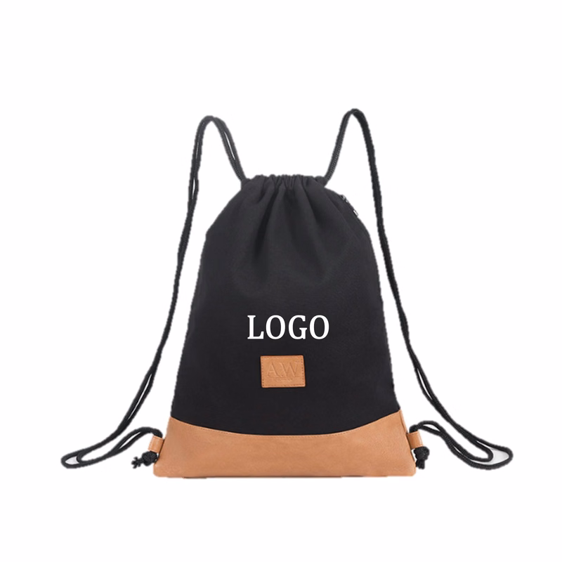 Custom Canvas Drawstring Backpack