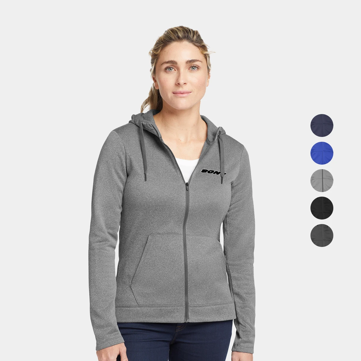 Nike Ladies Fleece Full-Zip Hoodie 1