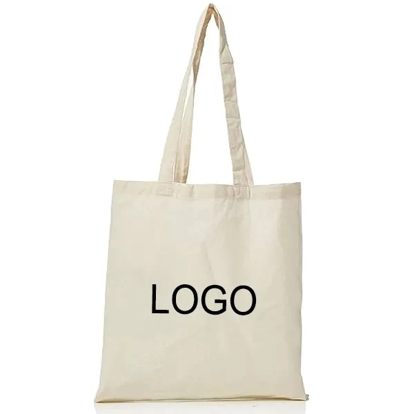 5 oz Natural Cotton Canvas Tote Bag 1