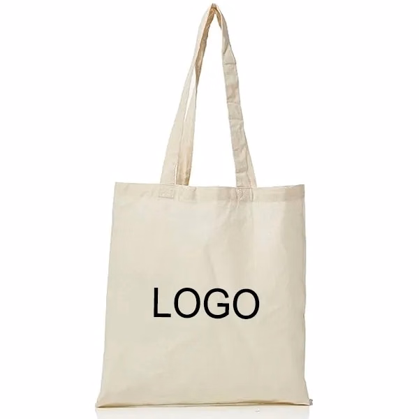 5 oz Natural Cotton Canvas Tote Bag