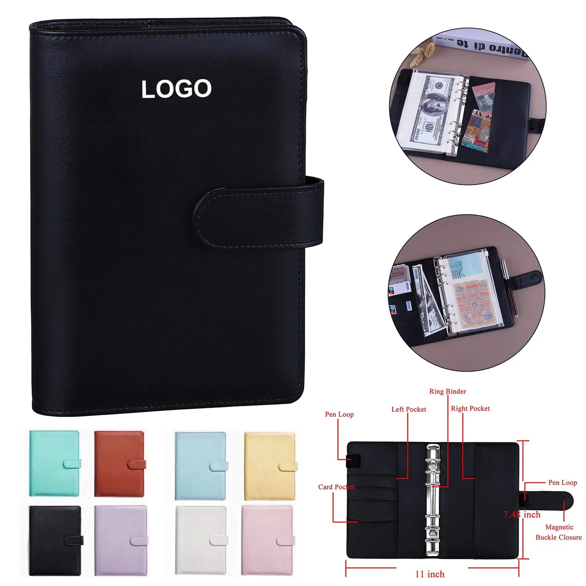 Refillable 6 Ring Notebook 1