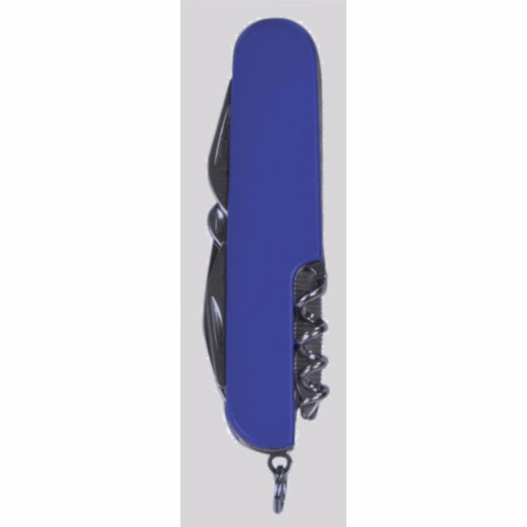 Custom Engraved Blue Pocket Knife