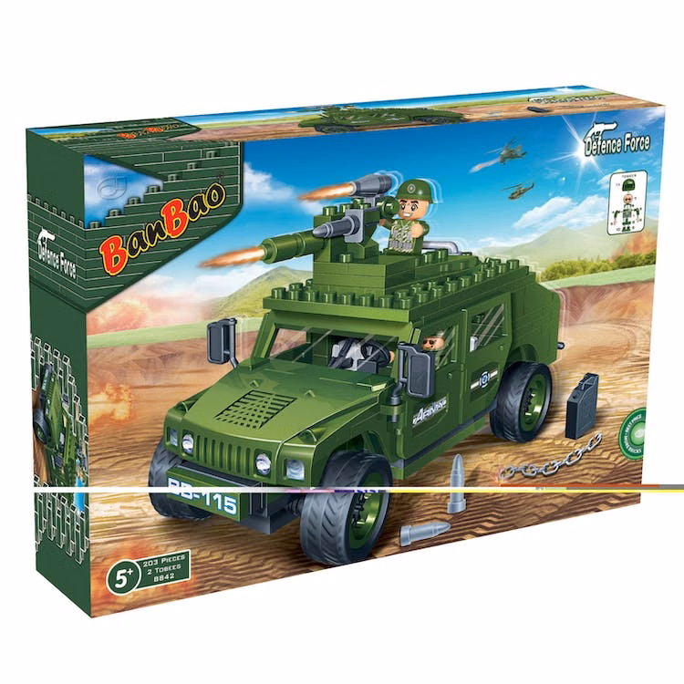 Hum Vee Block Sets - 202 Pieces