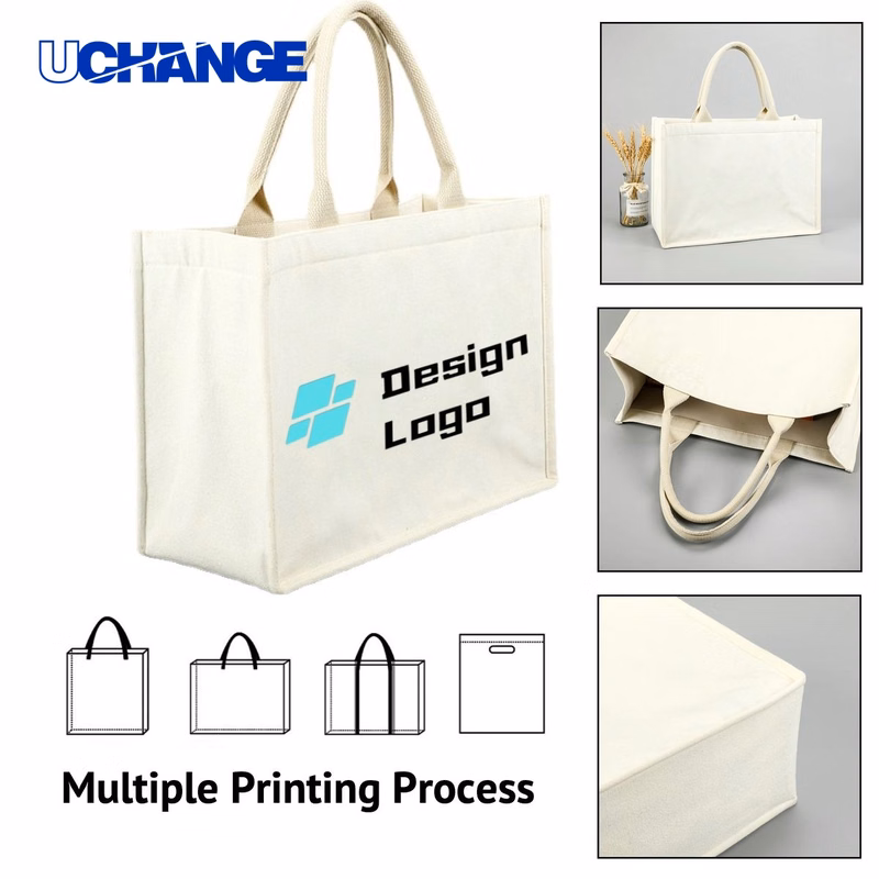 Plain Canvas Tote Bag for DIY Gifts