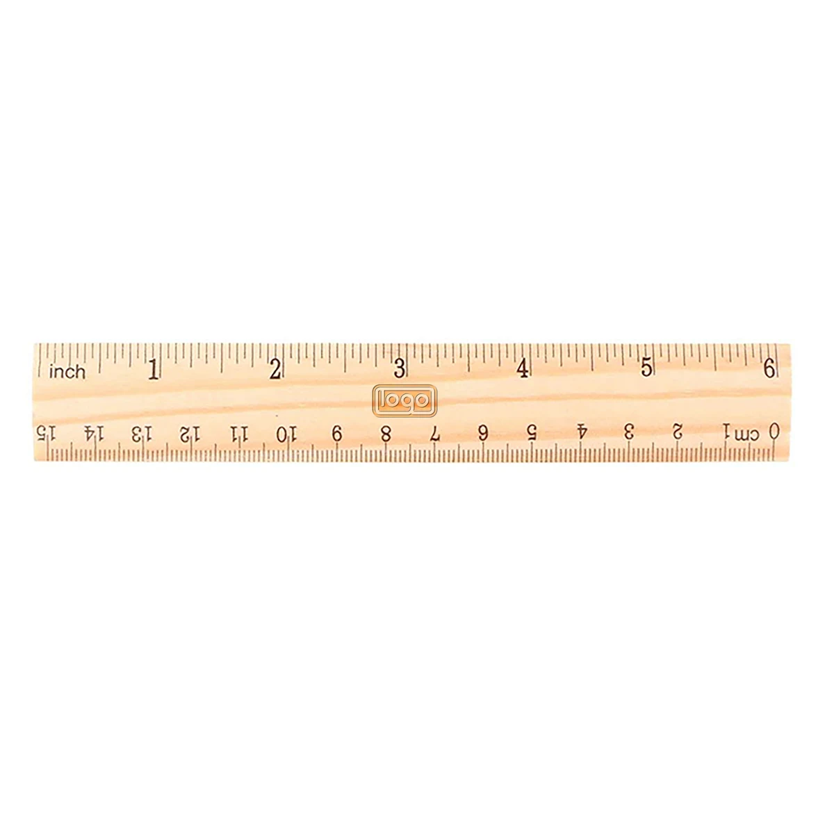 Pine Wood Double Scale Measuring Ruler 1