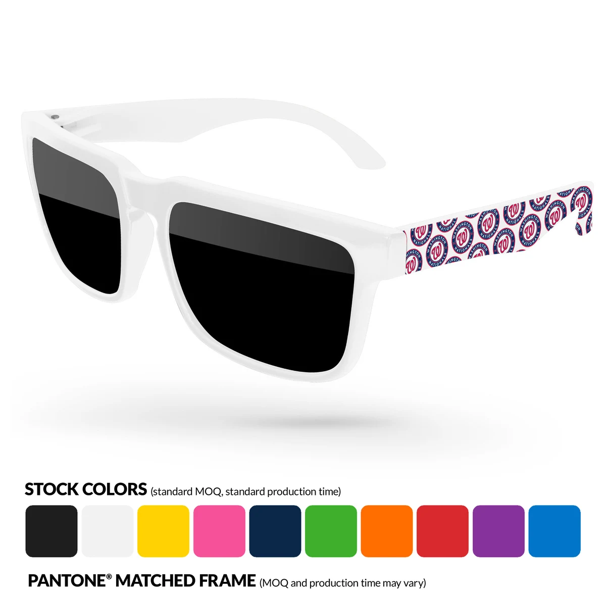 Heat Sunglasses w/ Full Color Arm Heat Transfer 1