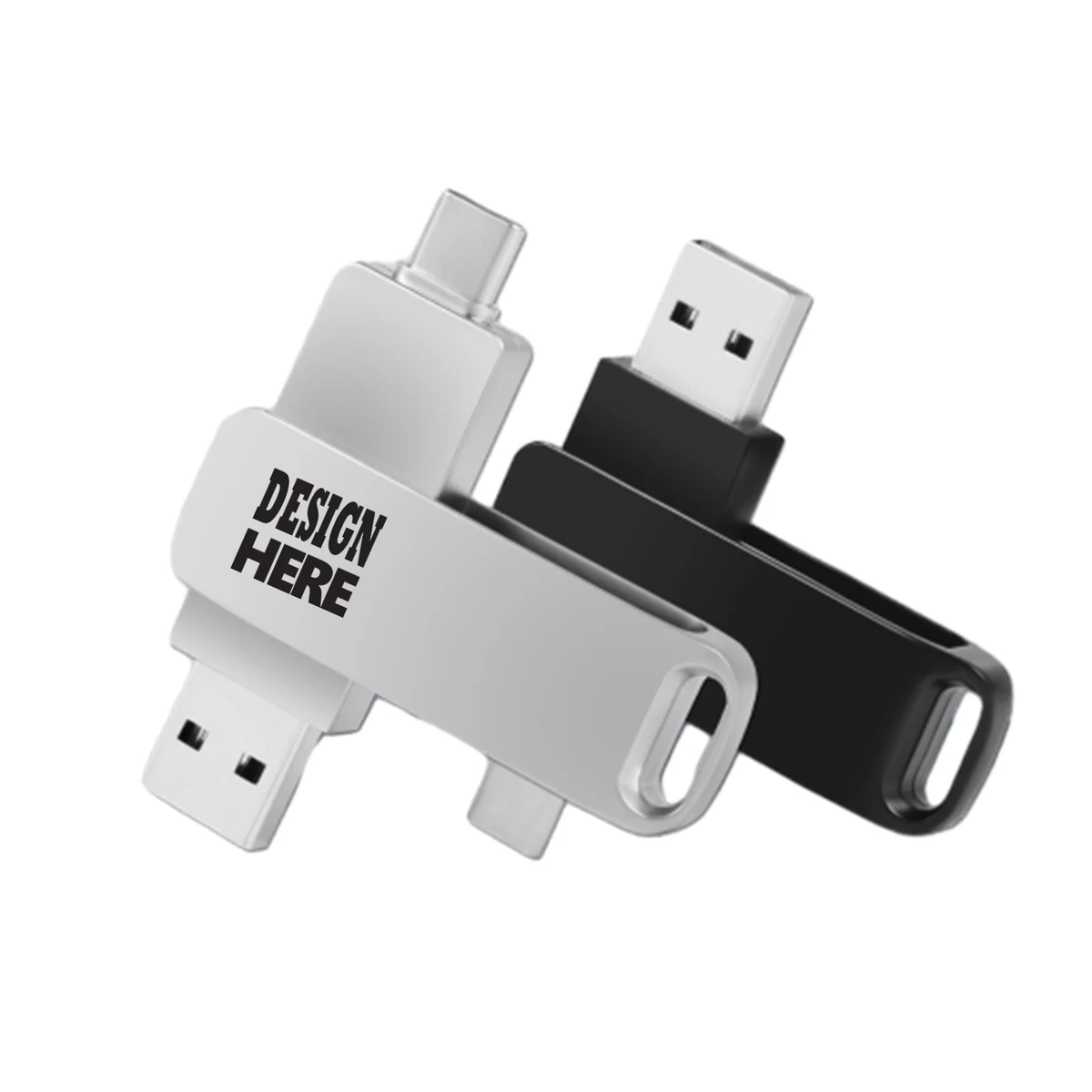 Dual Port USB Drive For Mobile Phone And Computer 1