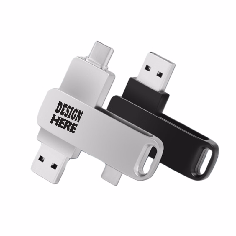 Dual Port USB Drive For Mobile Phone And Computer