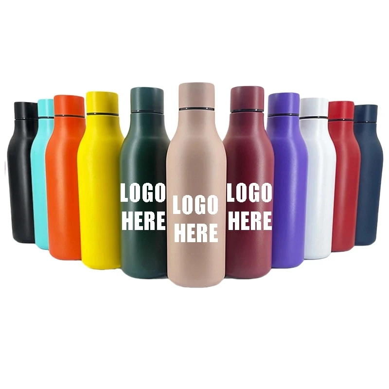 Custom 18 oz Stainless Steel Water Bottle, custom water bottle with logo imprint 1