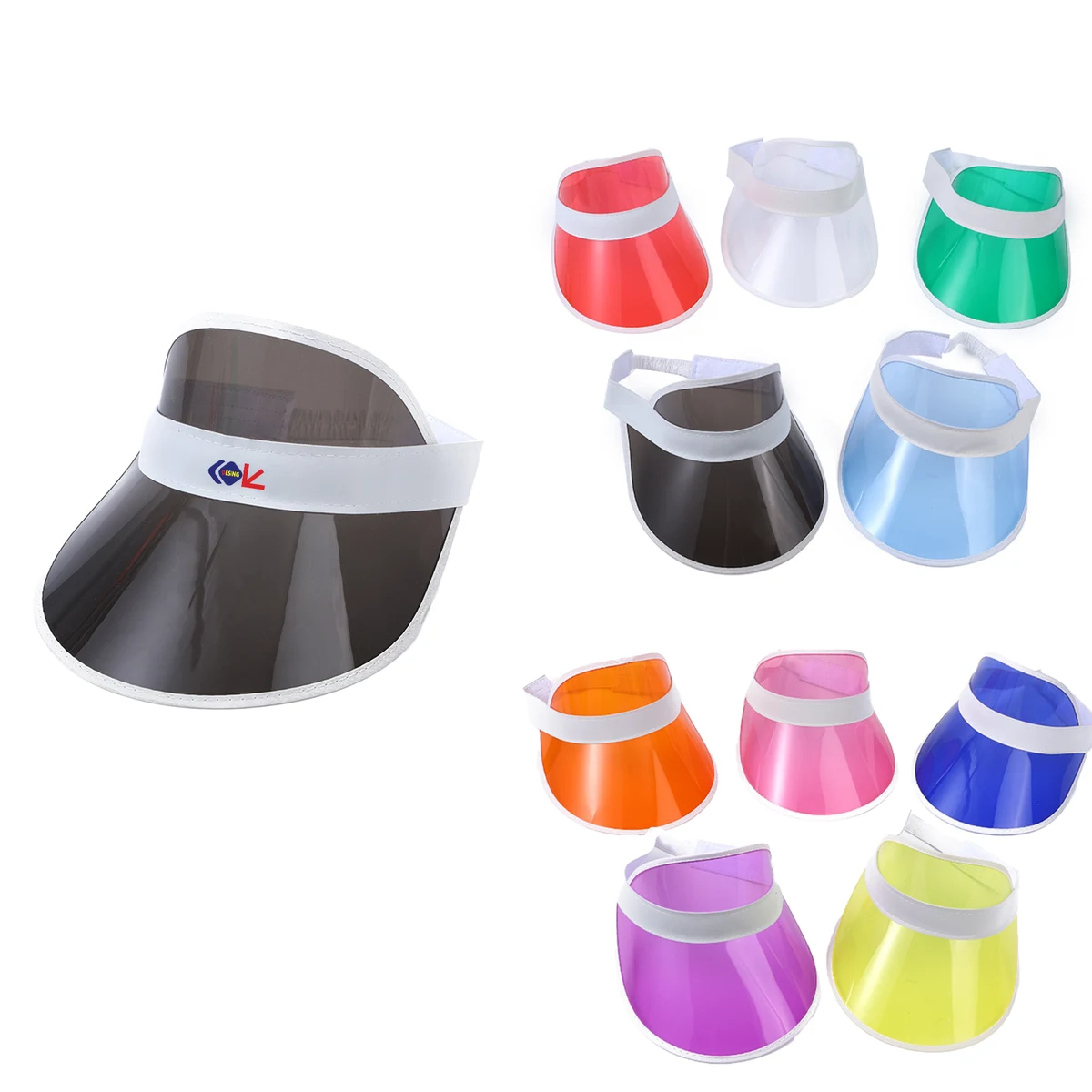 Custom PVC Candy Color Sun Hat 1