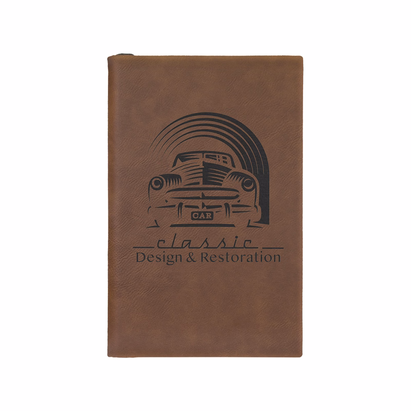 5" x 8" Dark Brown Leatherette Sketch Book