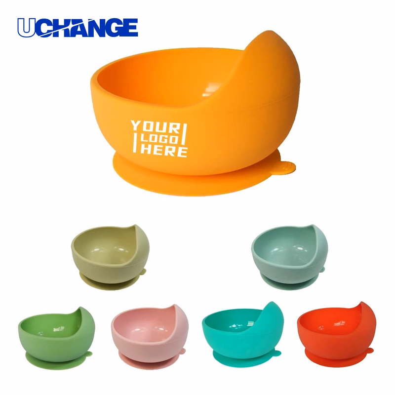 Skidproof Silicone Placemat Feeding Bowl Set