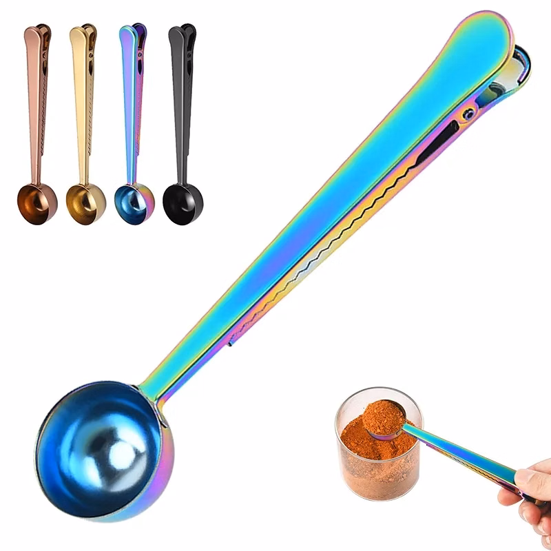 2 In 1 Stainless Steel Coffee Spoon