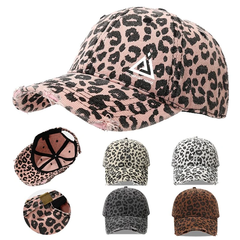 Adjustable Snapback Hats Leopard Baseball Caps 1