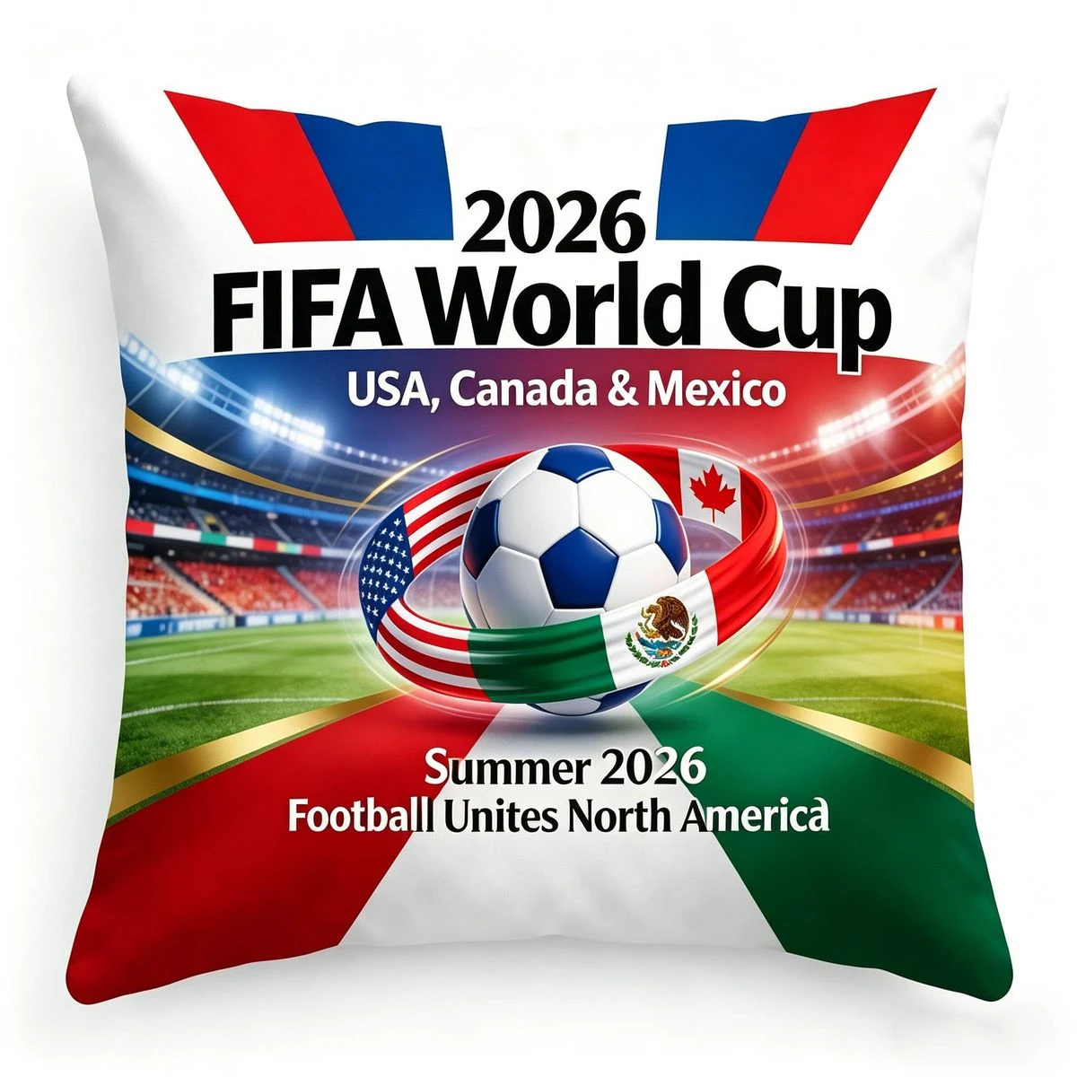Dye Sublimated Polyester Throw Pillow 1