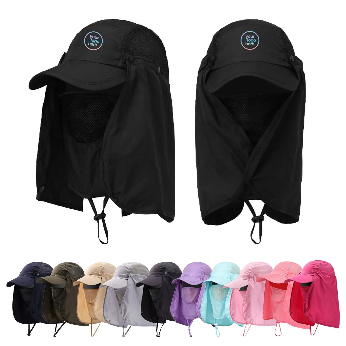 Detachable Full Coverage Fishing Hat 1