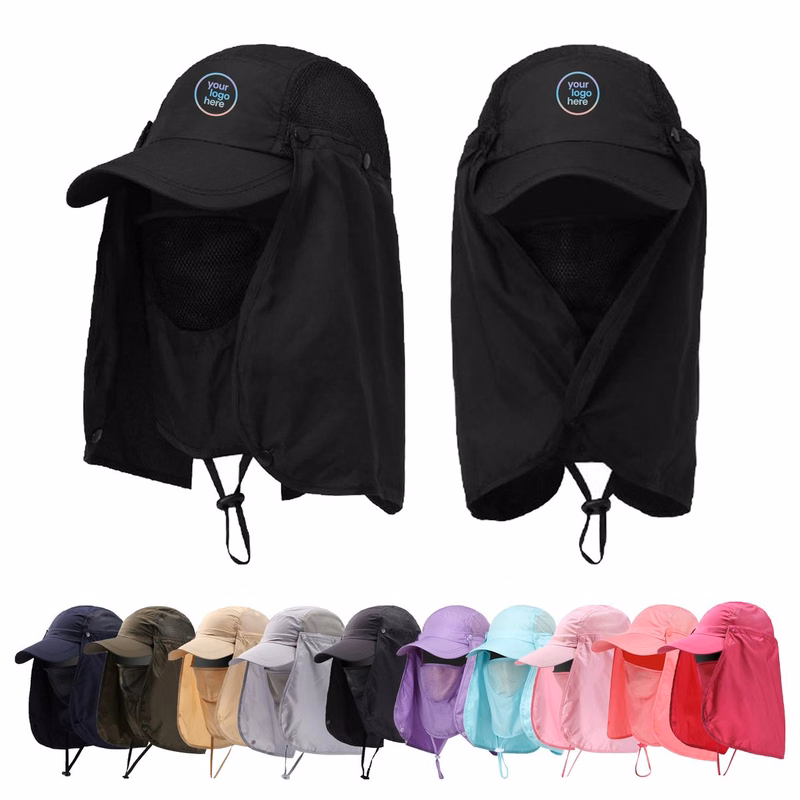 Detachable Full Coverage Fishing Hat