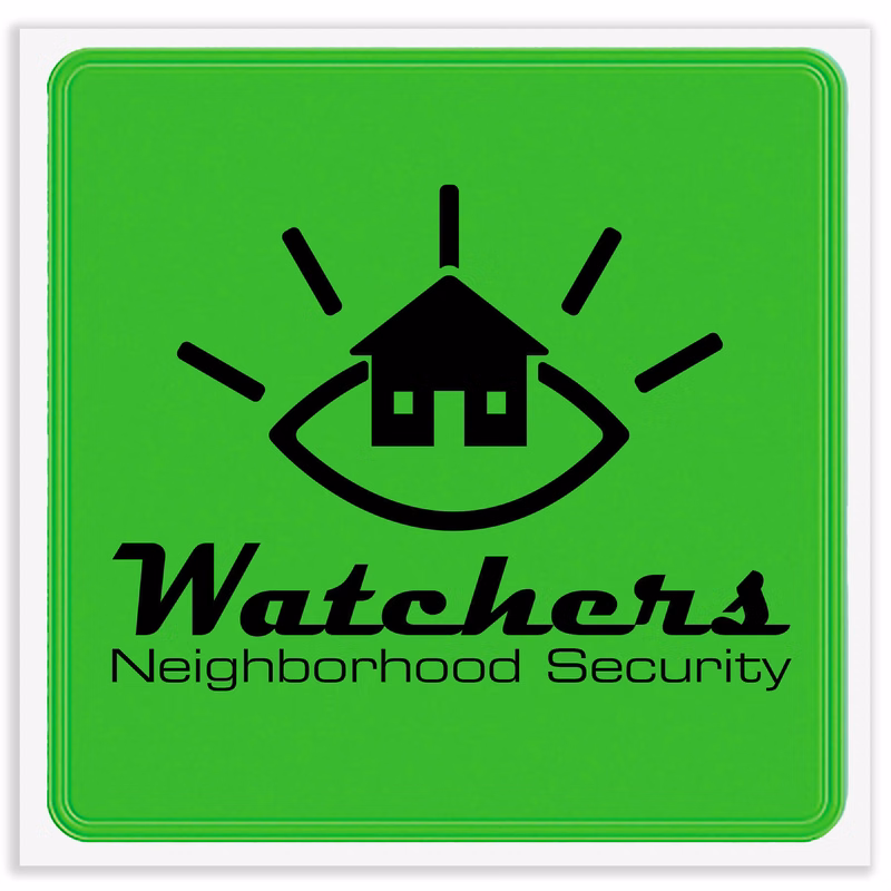 2" Square Reflective Sticker