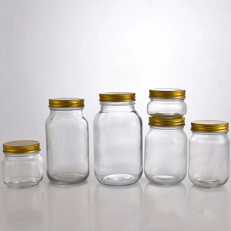 8 OZ Mason Jar With Iron Lid