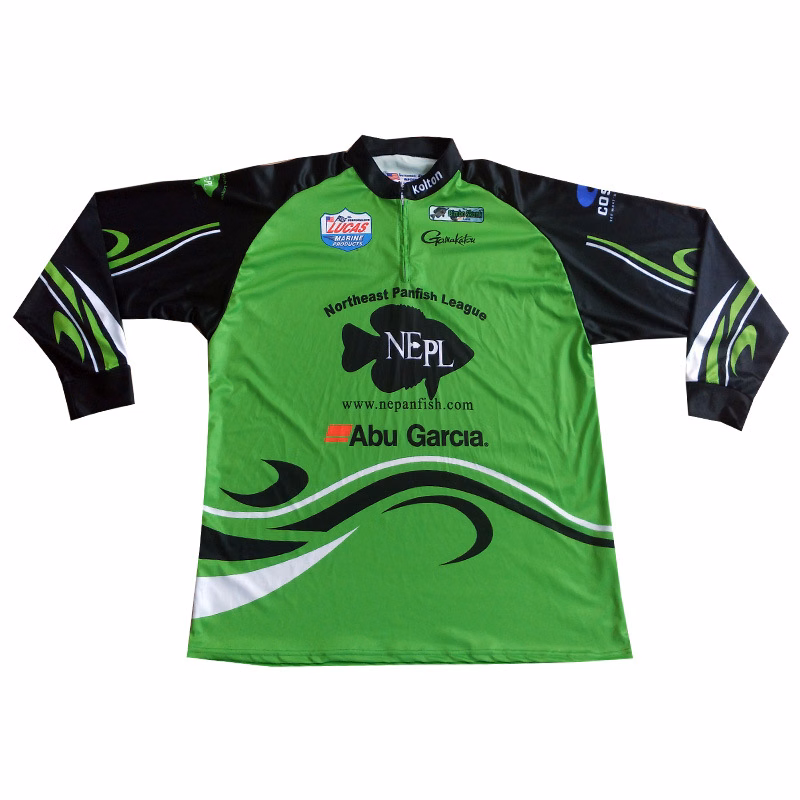 Custom UPF 50+ Sun Protection Dye Sublimation Fishing Clothes