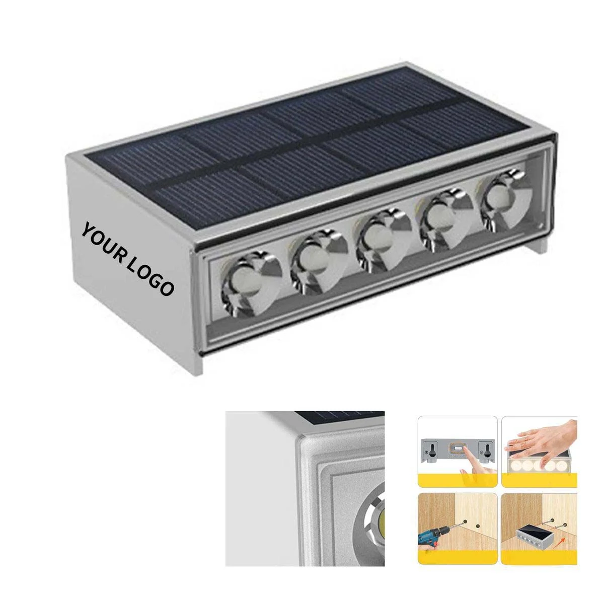 ABS Solar Powered Stair Light 1