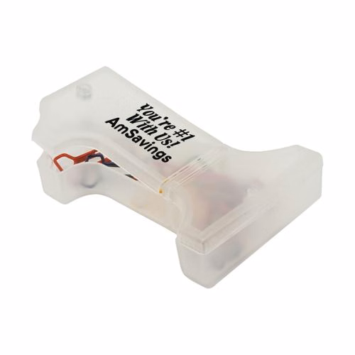 Number One Shaped Paper Clips & Case