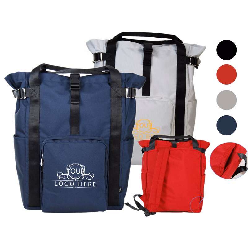 Poly Multi-Function Backpack Tote Bag