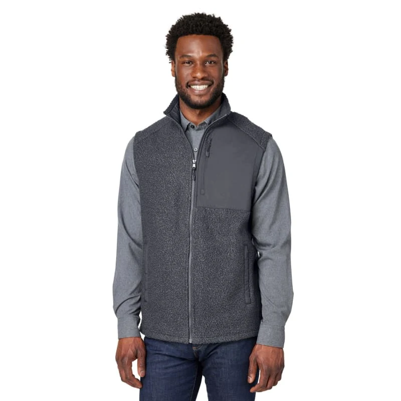 North End Men's Aura Sweater Fleece Vest 1