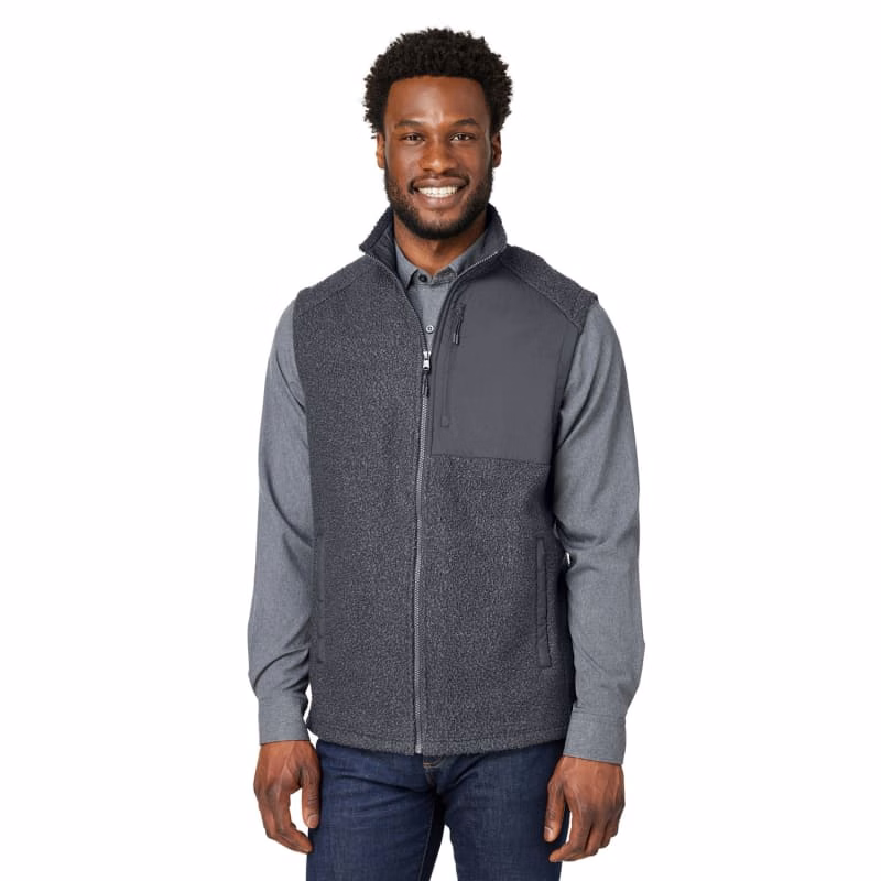 North End Men's Aura Sweater Fleece Vest