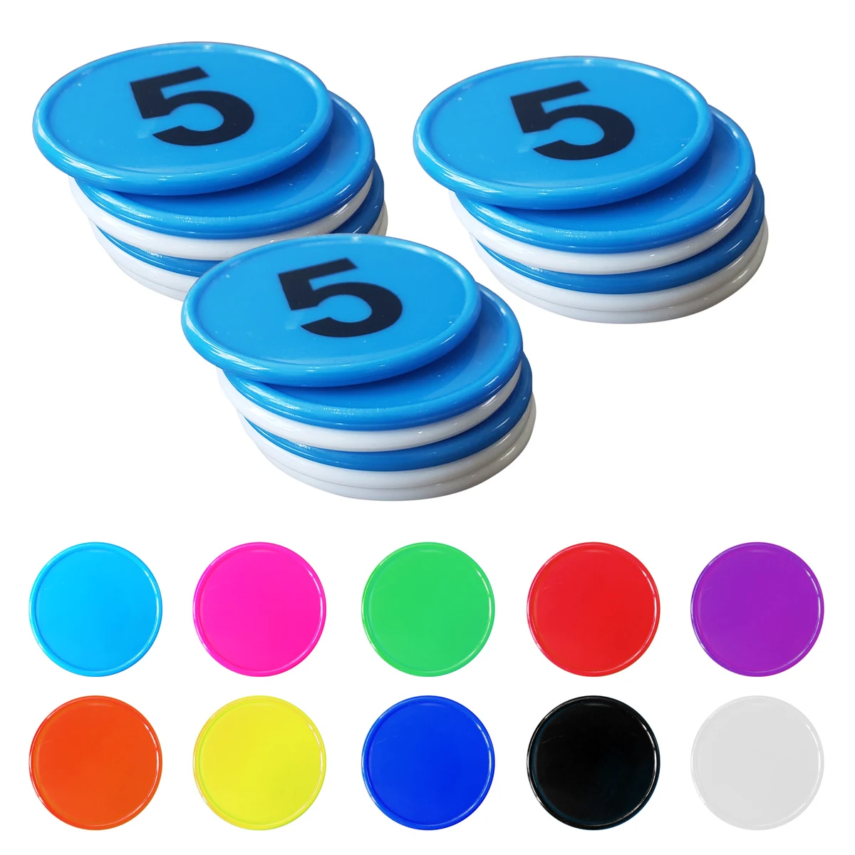 Round Plastic Tokens 1