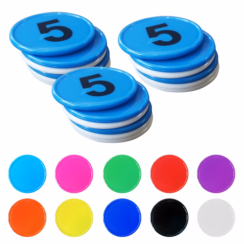 Round Plastic Tokens