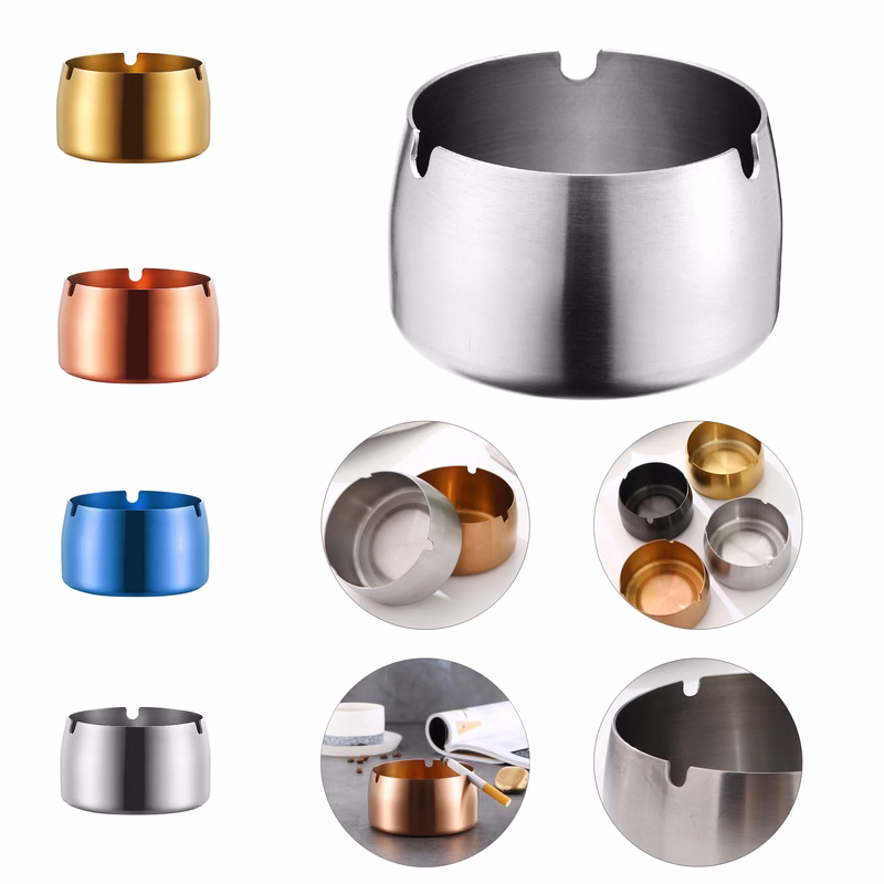 Stainless Steel Smokeless Ashtray