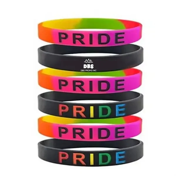 Silicone Pride Wristband 1