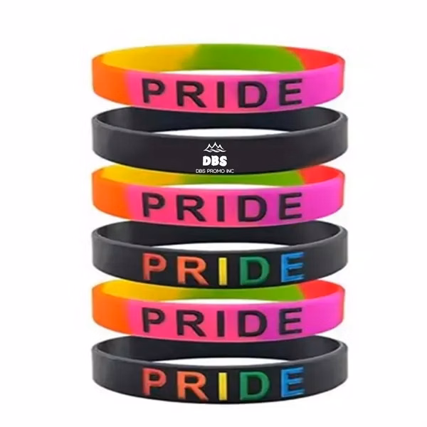 Silicone Pride Wristband
