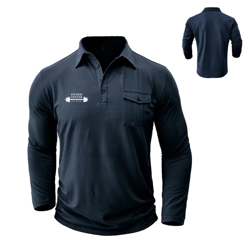 Men's Long Sleeve Polo 1