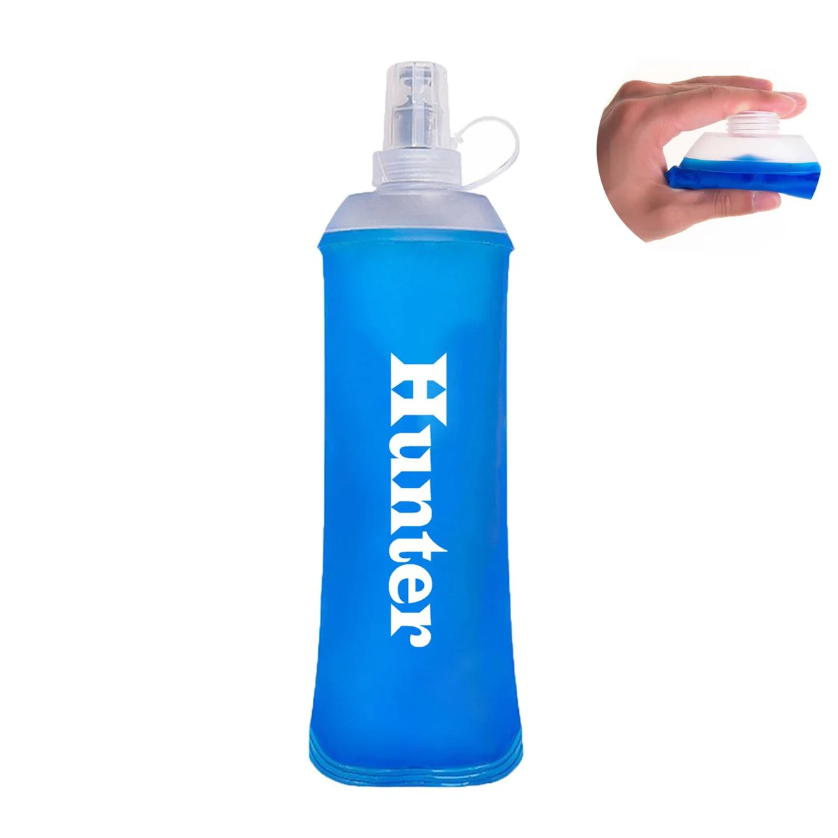 17.5oz Collap portable soft food grade water bottle 1