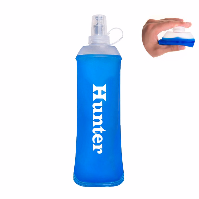 17.5oz Collap portable soft food grade water bottle