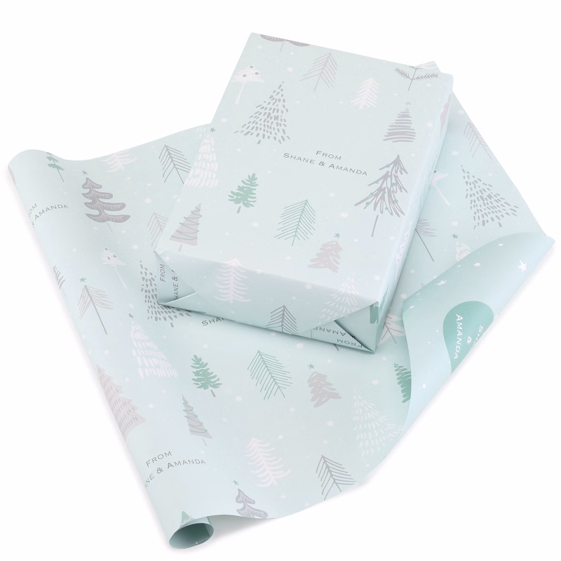 Forest Fun Reversible Wrapping Paper (28"x20")