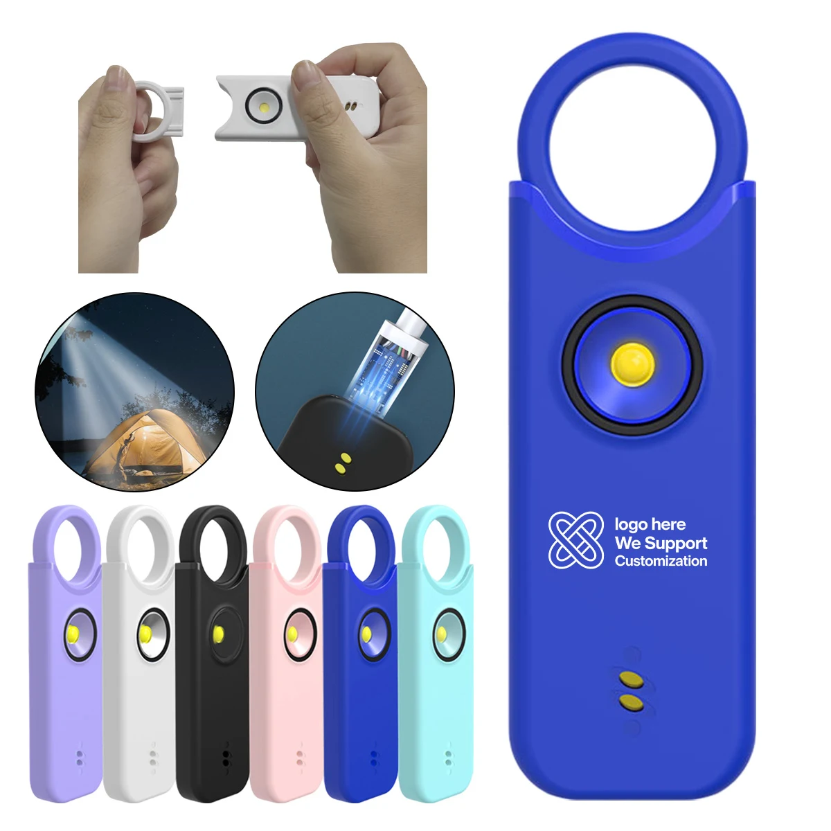 135dB Portable Personal Safety Alarm 1