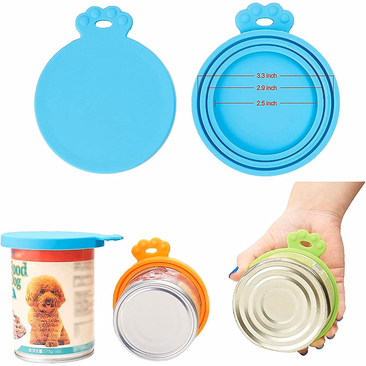 Silicone Pet Food Can Lids Can Covers