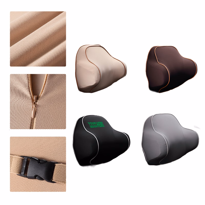 MOQ 50 Memory Foam Car Neck Support Pillow