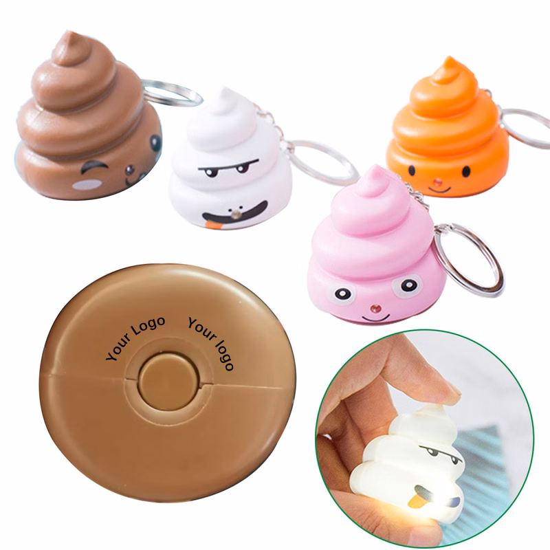 Poop Keychain LED Lights