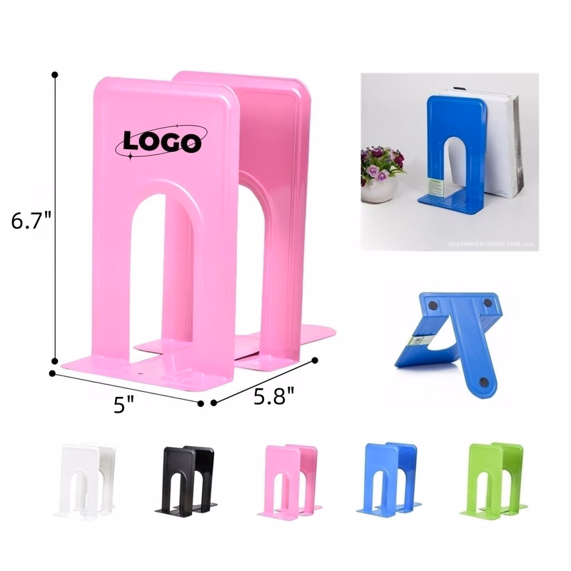 2 in 1 Metal Bookend Candy Color