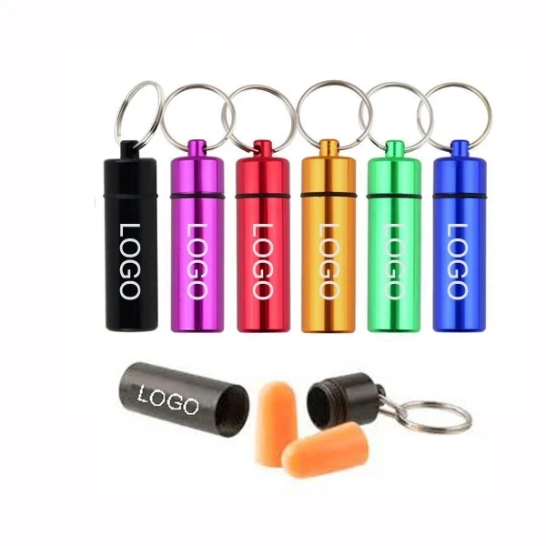 Foam Earplugs in Metal Container 1
