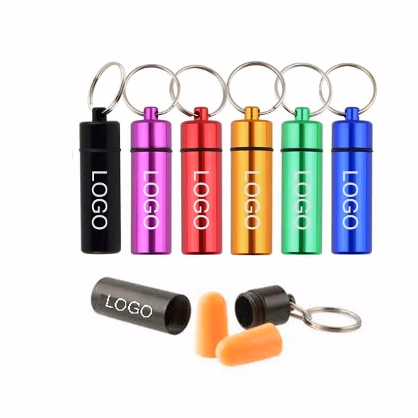Foam Earplugs in Metal Container