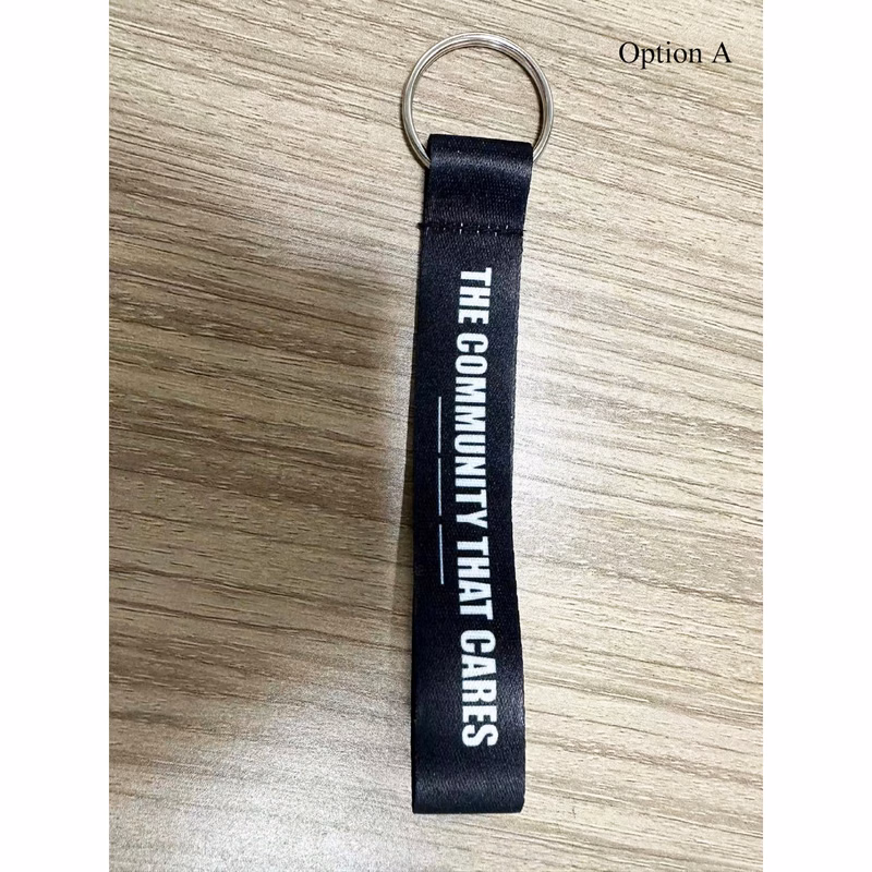 Custom Sublimated Wristband with Keychain