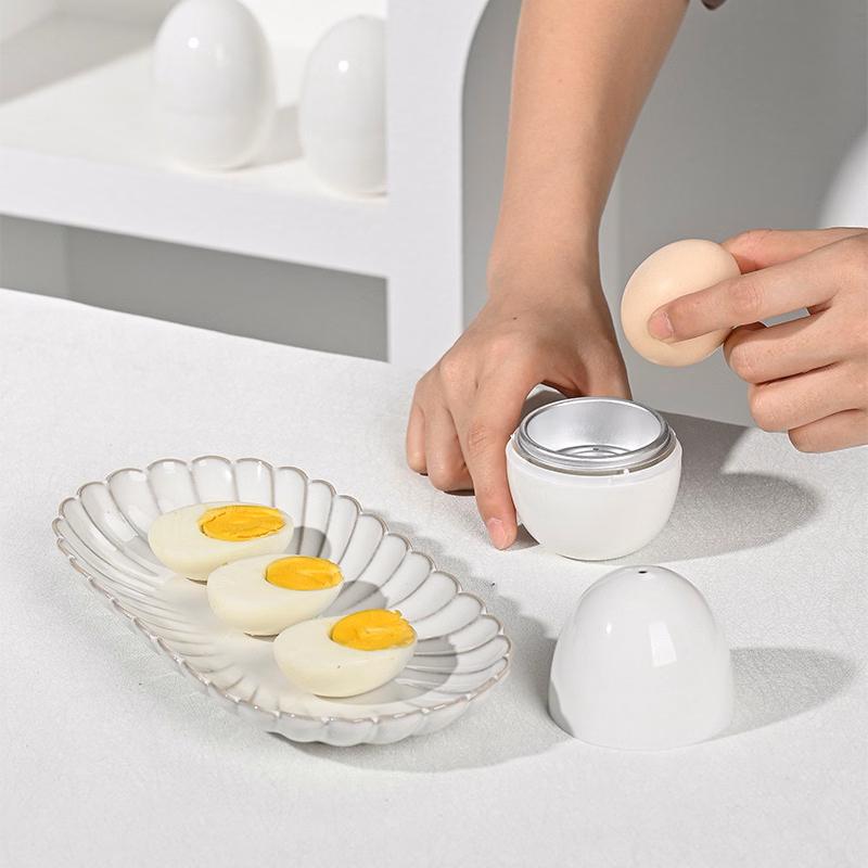 Single Microwave Hard Boiled Egg Cooker Boiler